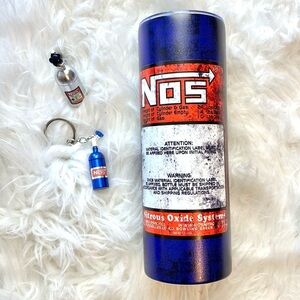 NWT NOS Tumbler Air Freshener & Keychain Bundle